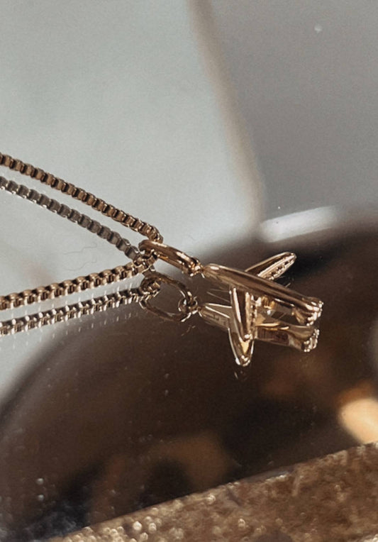 Airplane Charm Necklace